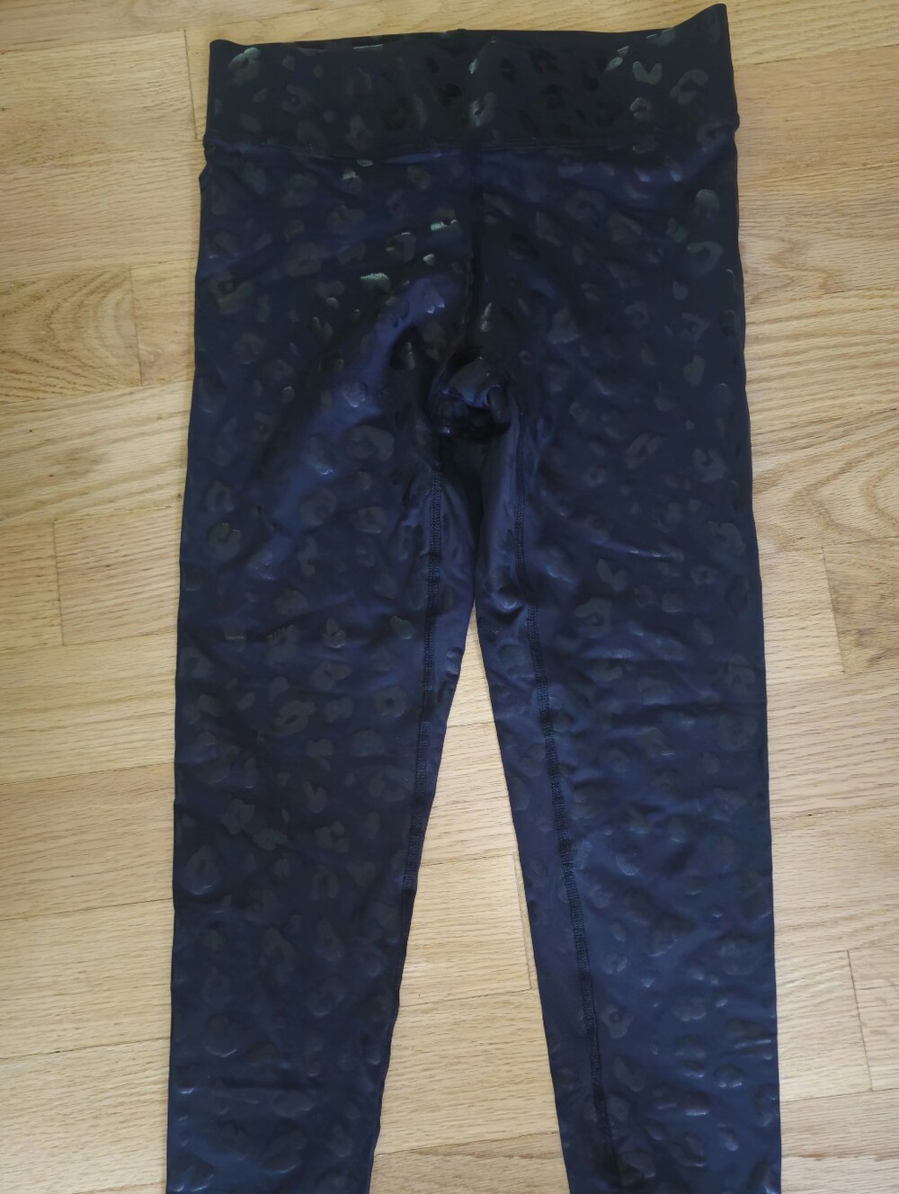 Terez Black Cheetah Print Leggings